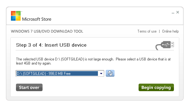 windows 7 USB/DVD Tool