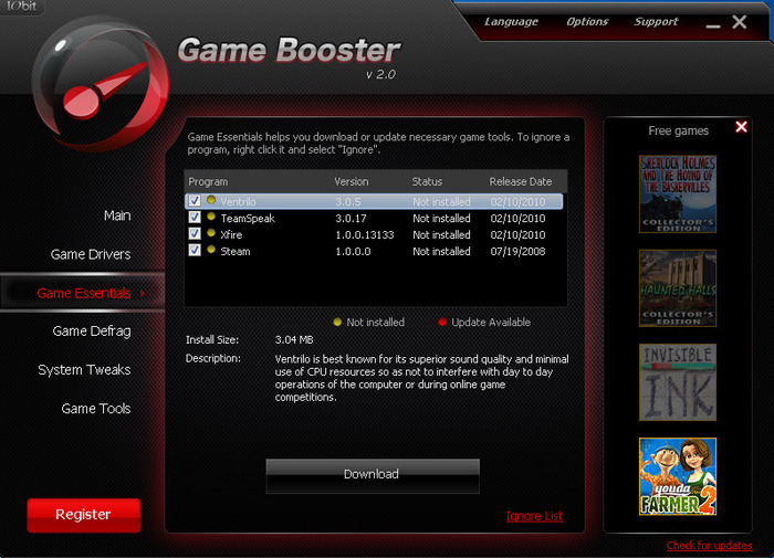 iobit game booster