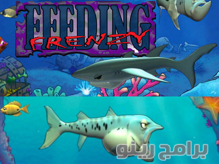 تحميل لعبة السمكة feeding frenzy 
