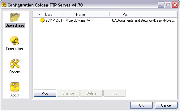 Golden FTP server 2018 تحميل