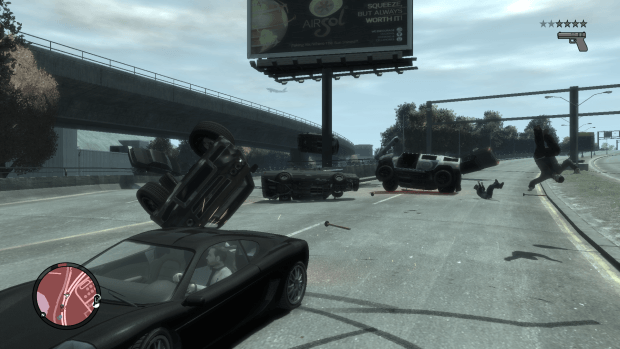 تعدد السيارات في Carmageddon – GTA IV